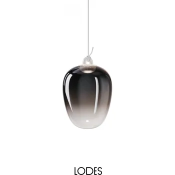 Lodes Designové závěsné LED svítidlo Oblò, 7W, v. 29,6 cm, CRI90 Barva: Kouřová, Teplota světla: 3000K - teplá bílá