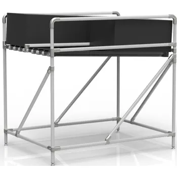 Spádový dopravník 22050304 [šedá + stříbrné spojky] Vyberte barvu konstrukce:: modrá + černé spojky