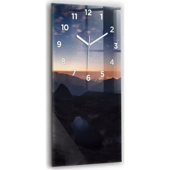 Hodiny Nástěnné hodiny Wallfluent modré 30 cm