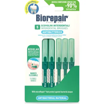 Zubní kartáček Biorepair Regular 0,82 mm zelený 5 ks