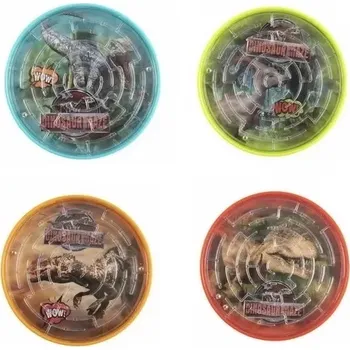 Hlavolam Kuličkový labyrint Dinosauři 9 cm