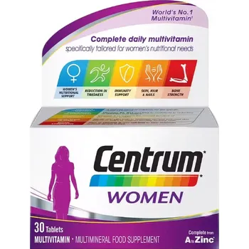 Fitness strava Centrum Pro ženy Multivitamín od A až po železo 30 ks