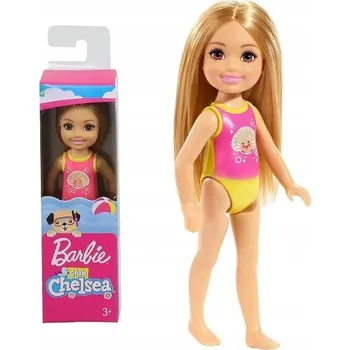 Panenka Barbie Chelsea plážová panenka Mattel GLN70 - Blondýnka