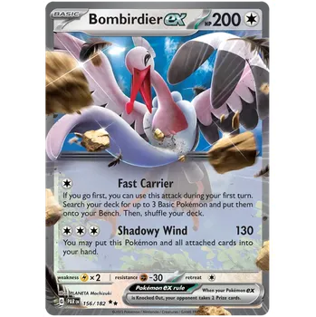 Sběratelská karetní hra Pokémon TCG Bombirdier Ex 156/182