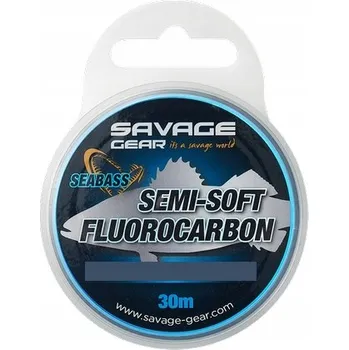 Vlasec Savage Gear SemiSoft Fluorocarbon Seabass 0,35 mm x 30 m