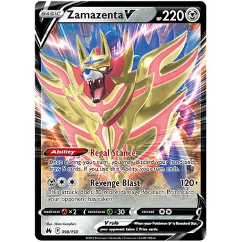 Sběratelská karetní hra Pokémon TCG Zamazenta V 098/159