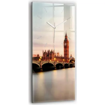 Hodiny Nástěnné hodiny Wallfluent hnědé 30 cm