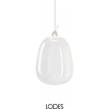 Lodes Designové závěsné LED svítidlo Oblò, 7W, v. 34,7 cm, CRI90 Barva: Transparentní, Teplota světla: 2700K - teplá bílá