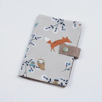 Obal na doklad Tulimese Obal myška vaří čaj hnědý