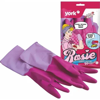 YORK gumové rukavice vonné Rosie L