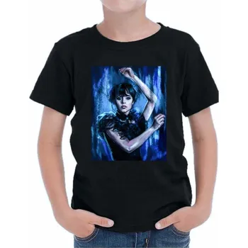 Dívčí oblečení Wednesday Dance Detské Tričko Bílá 10-letý