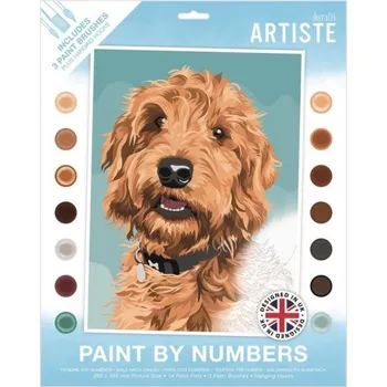 Malování podle čísel Pes