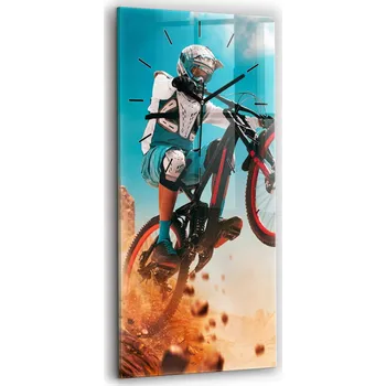 Hodiny Nástěnné hodiny Wallfluent modré 30 cm