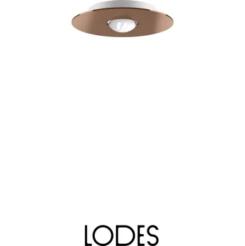 Lodes LED stropní svítidlo Bugia Single, Ø 24 cm, 1x15W Barva: Bronz, Teplota světla: 2700K - teplá bílá