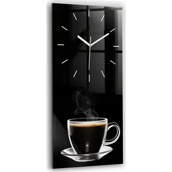 Hodiny Nástěnné hodiny Wallfluent černé 30 cm