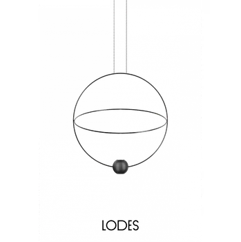 Lodes LED závěsné svítidlo Elara M, 1x9W + 1x18W pr. 60cm Barva: Černá, Teplota světla: 2700K - teplá bílá