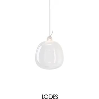 Lodes Designové závěsné LED svítidlo Oblò, 7W, v. 24,3 cm, CRI90 Barva: Transparentní, Teplota světla: 3000K - teplá bílá