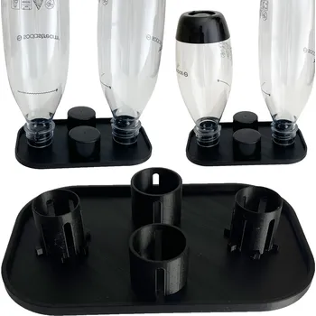 Organizace kuchyně Odkapávač na 2 Lahve SodaStream – Různé Barvy – Stojan na Sušení a Držák