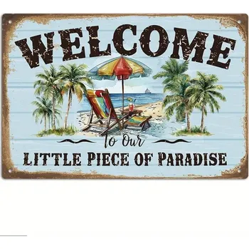 Plechová cedule BAF Plechová cedule Ráj 30 x 20 cm