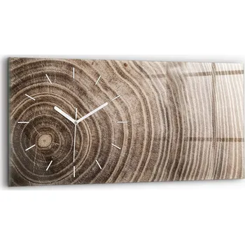 Hodiny Nástěnné hodiny Wallfluent hnědé 60 cm