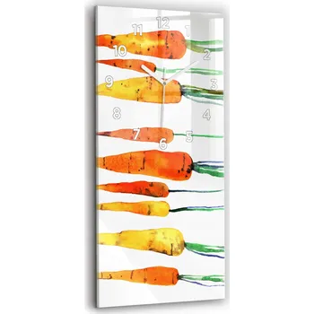 Hodiny Nástěnné hodiny Wallfluent oranžové 30 cm