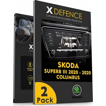Příslušenství pro čtečku elektronické knihy 2v1 SKLO NA DISPLEJ NAVIGACE ŠKODA SUPERB III 2020-2020 COLUMBUS