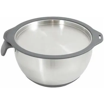 Mísa nerezová OPA Arki 3 L se silik.dnem + víko