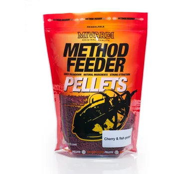 Nástraha Mivardi Pelety Method Pellets Cherry & Fish Protein 750g