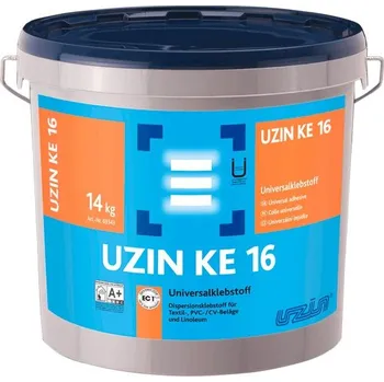 Průmyslové lepidlo UZIN DISPERZNÍ LEPIDLA NA PVC, PRYŽ, TEXTILIE - Disperzní lepidlo na podlahy UZIN KE 418 balení 18kg