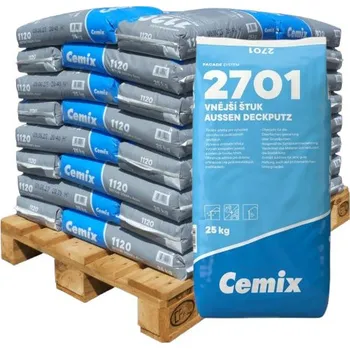 Omítka Cemix 2701 vnější štuk 750kg (1 paleta)