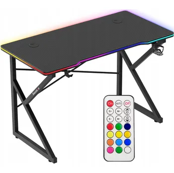 Počítačový stůl Herní stůl Huzaro Hero 1.7 RGB Black
