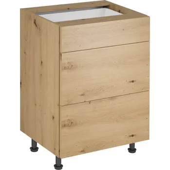 Nábytek Spodní skříňka, dub artisan, LANGEN D60S3 P