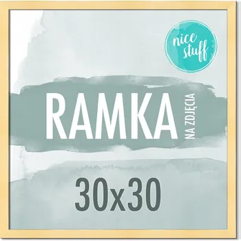 Obraz RÁMEČEK NA FOTOGRAFIE 30x30 RÁMEČKY NA FOTOGRAFIE Čtvercový MDF ZLATÝ zlatý