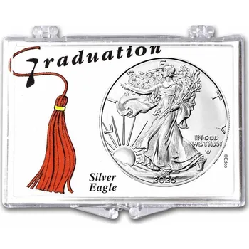 Stříbrná mince Americký Eagle 1 oz v design krabičce s nápisem Gratulace