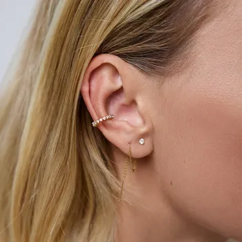 Náušnice Sparkly Thread Chain náušnice 1ks