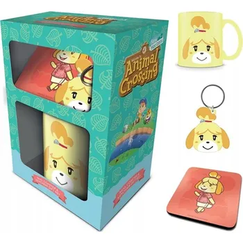 Dárková kazeta - Animal Crossing (hrnek, klíčenka, podtácek)
