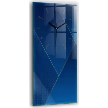 Hodiny Nástěnné hodiny Wallfluent modré 30 cm