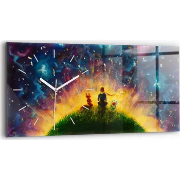 Hodiny Nástěnné hodiny Wallfluent zelené 60 cm