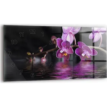 Hodiny Nástěnné hodiny Wallfluent růžové 60 cm