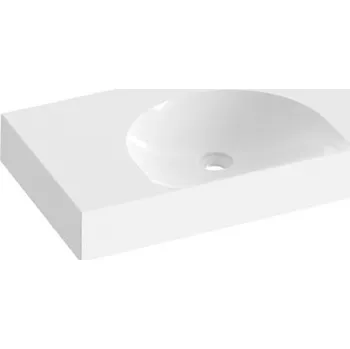 Umyvadlo Ravak Lite Umyvadlo 80x45 cm bez otvoru, bílá XJX01380000