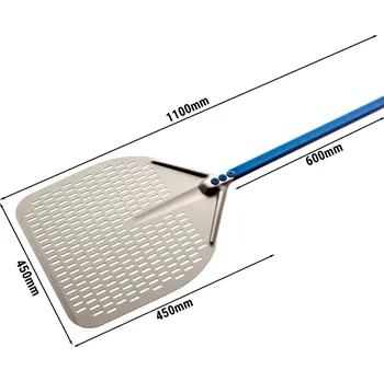 Pec na pizzu G.Gastro Lopatka na pizzu z hliníku - 45 cm - perforovaná