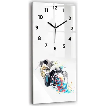 Hodiny Nástěnné hodiny Wallfluent modré 30 cm