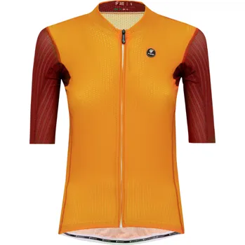 cyklistický dres Dámský dres PISSEI Sanremo Donna Arancione/Tabacco L