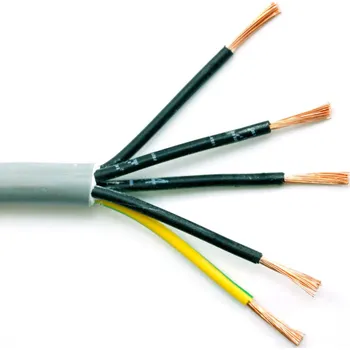 elektrický kabel Kabel YSLY-JZ 5 x 0,5 ovládací měděný pro pevné i pohyblivé uložení