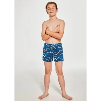 Chlapecké trenýrky Cornette 714/02 "Fishbone 2" Barva: Modrá - tmavě, Velikost: 122-128