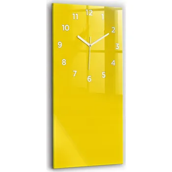 Hodiny Nástěnné hodiny Wallfluent žluté 30 cm