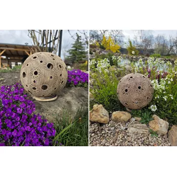 Supeko svícen keramický 20 cm louka