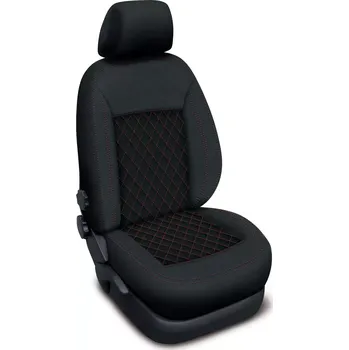 Potah sedadla Automega Autopotahy MAZDA CX-5 II, od r. 2017, AUTHENTIC CARO vínové