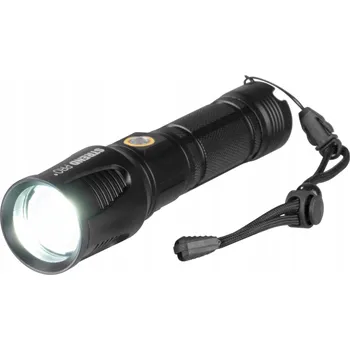 Svítilna Strend Pro Flashlight LB10208, 1700 lm, AluBody, USB, černá