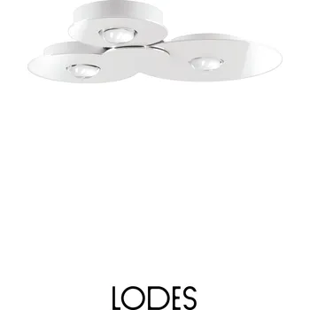 Lodes LED stropní svítidlo Bugia Triple, d. 52,5 cm, 3x15W Barva: Bílá, Teplota světla: 2700K - teplá bílá